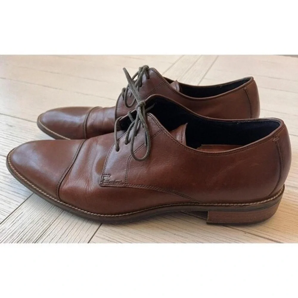 Cole Haan Men's Size 11 Lenox Hill Leather Cap‎ Toe Shoes British Tan. Oxford